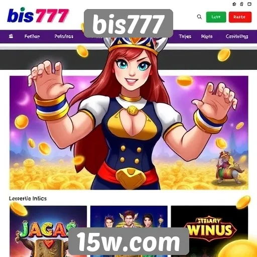 Características distintas do site bis777
